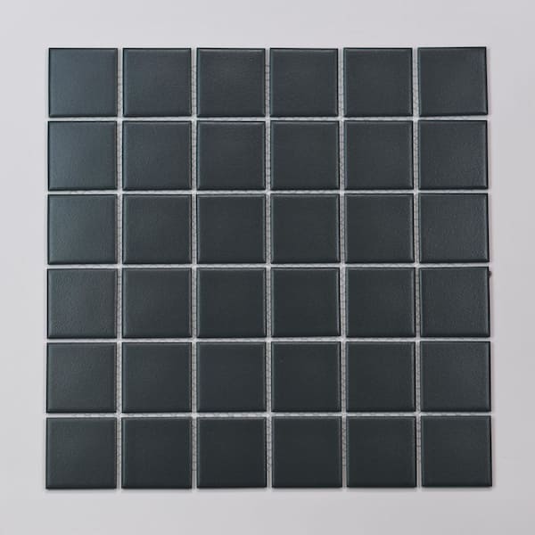 Marin 2 in. x 2 in. Matte Porcelain Mosaic in Midnight Tide Wall Tile (10.08 sq. ft. /Case)
