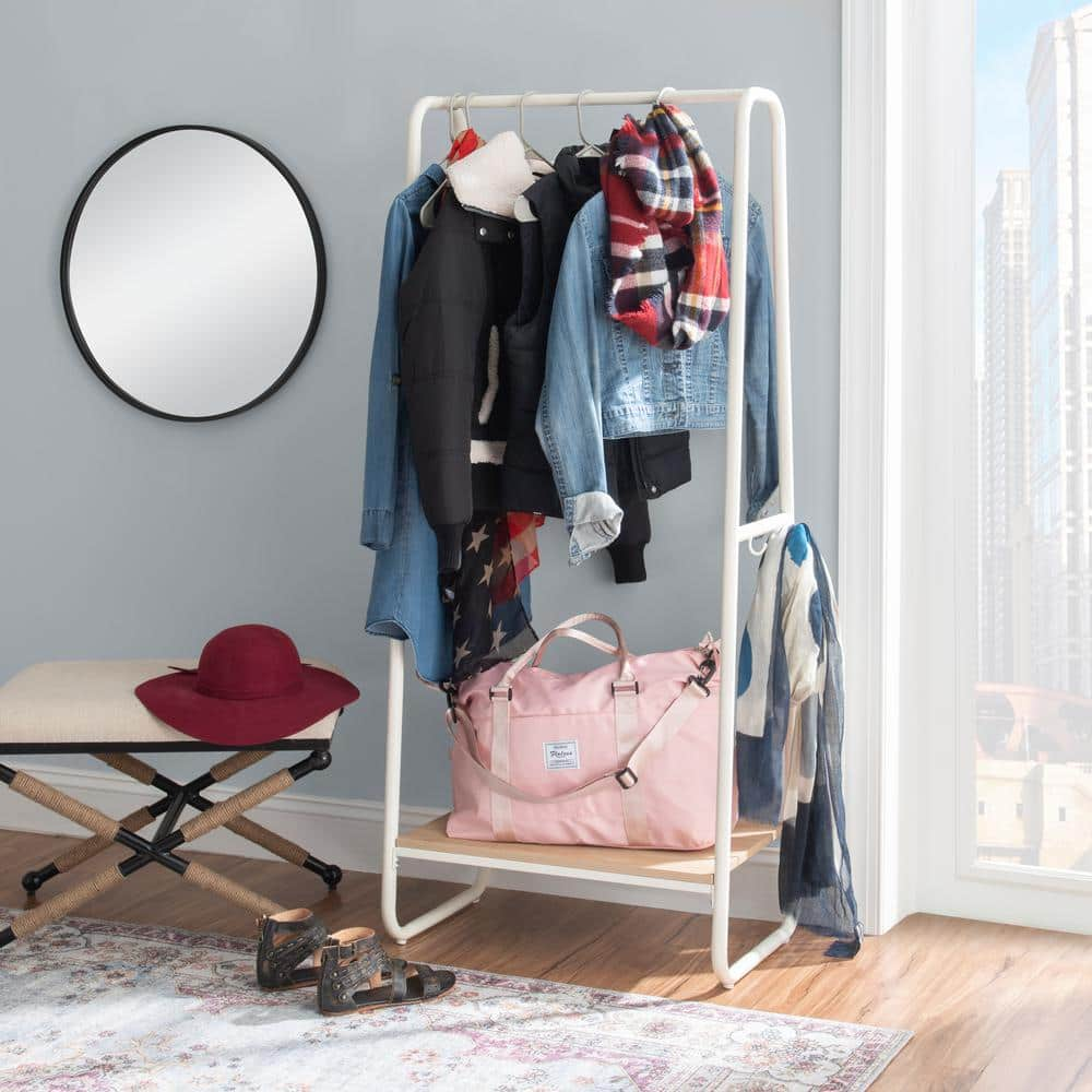 Simple Coat Rack Polished Hanging Bag Handbag Shelf Display Stand Purses Single  Hook Adjustable Height Decor Clothes Hanger : : Home