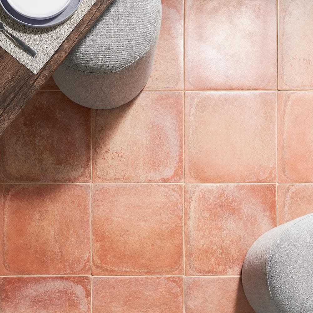 Kaleo 14.17 in. Matte Porcelain Terracotta Look Tile