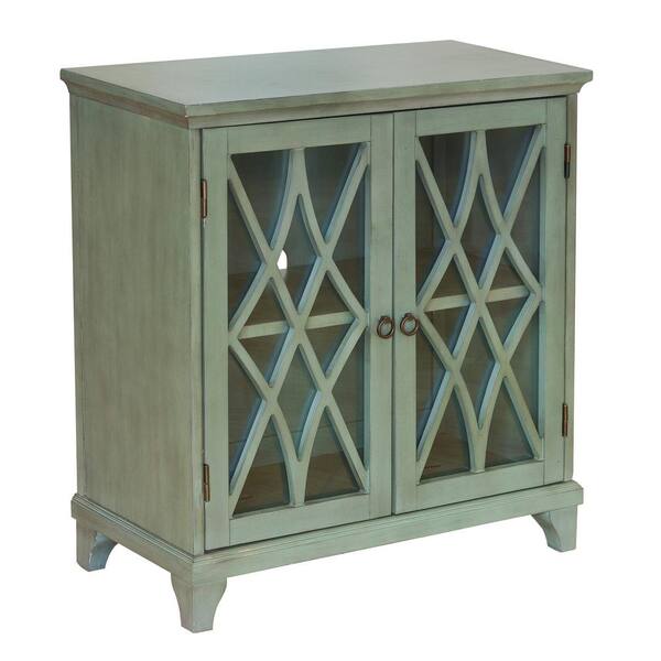 HMIDEA 2-Door Sage Accent Chest DS-D419-004A - The Home Depot