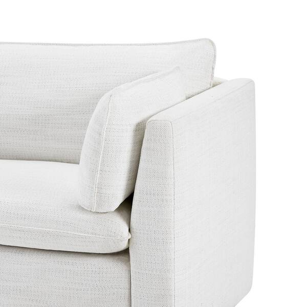 Spruce & Spring Nereidix 80 in. 2-Piece Fabric Modern Sofa