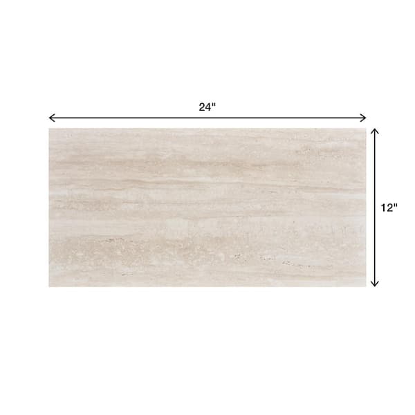 Daltile Glendale Ivory Matte 12 in. x 24 in. Glazed Porcelain Floor and Wall Tile (15.6 sq. ft./Case) Daltile Glendale Ivory Matte 12 in. x 24 in. Glazed Porcelain Floor and Wall Tile (15.6 sq. ft./Case)