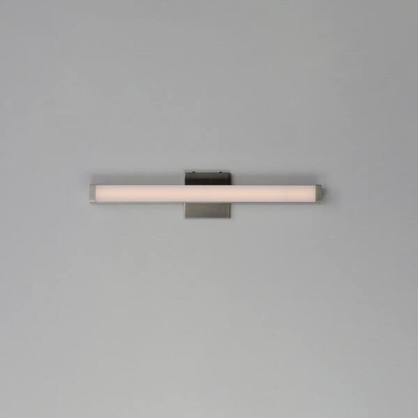 Maxim Lighting - Spec 1 Light 24 in. Stainless Steel Satin Nickel LED Bath Vanity Bar with CCT Select