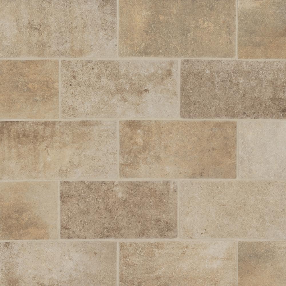 Sample-Montana Rectangular 5 in. x 10 in. Matte Flathead Porcelain Tile price history on PriceWatchPro