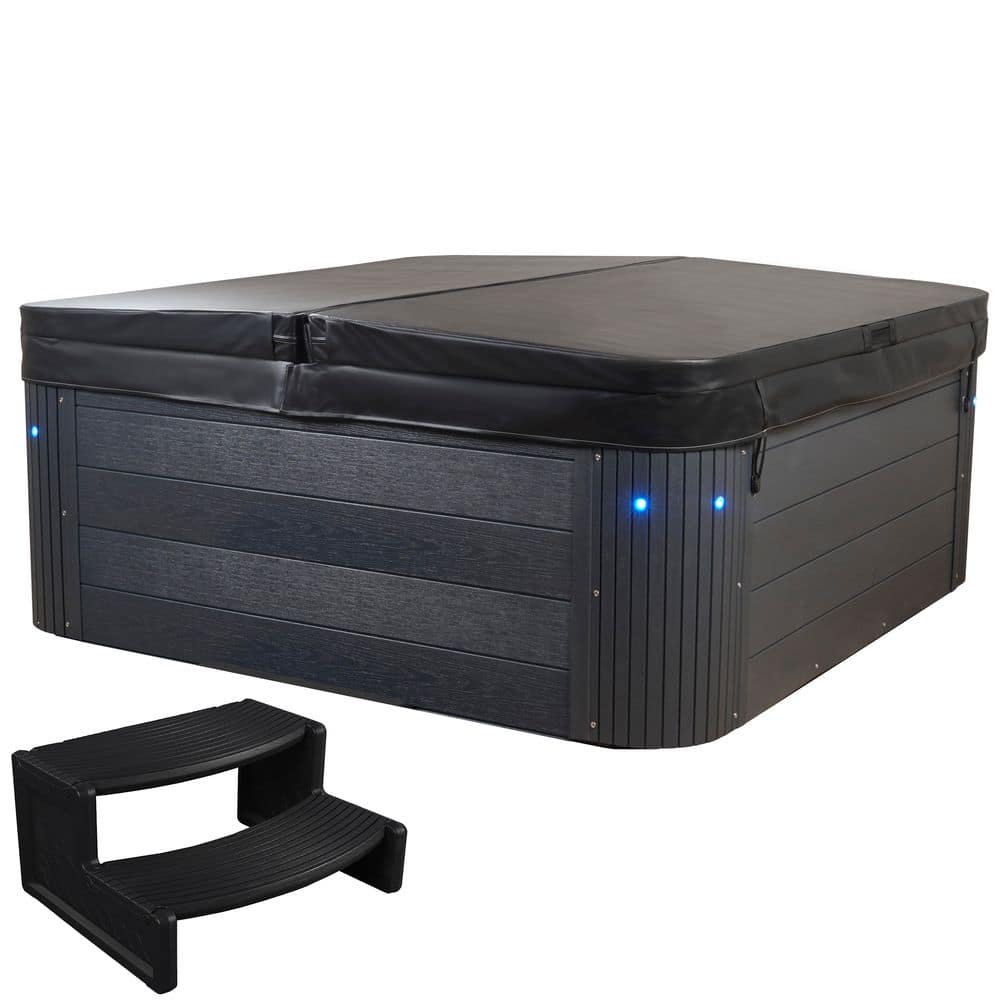 Grand Banks 6-Person 81-Jet Gray Acrylic Hot Tub Spa