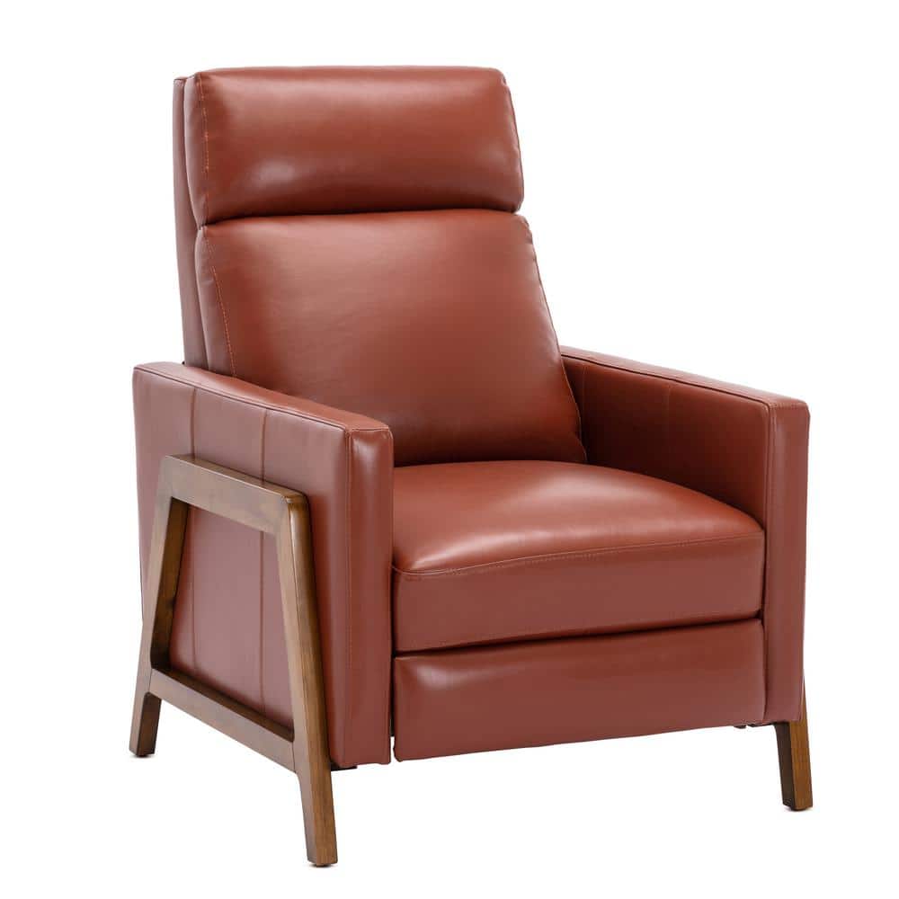 Caramel Leather Standard (No Motion) Recliner