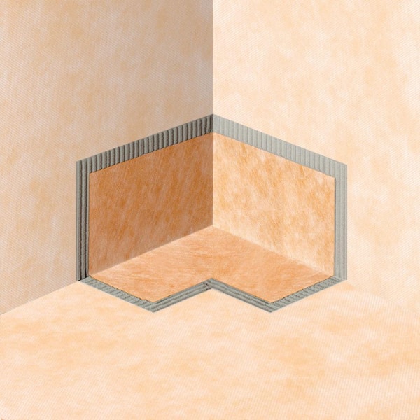 Schluter - Kerdi-Kereck-F Pre-Formed 90° Waterproofing Inside Corners (2-Pack)