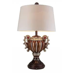 29.5 in. Tall Bronze Urn Shaped Table Lamp