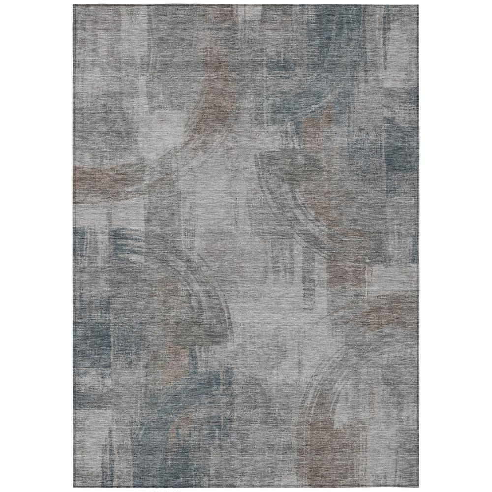 Chantille Machine Washable Indoor/Outdoor Abstract ACN2948 Gray 5 ft. x 7 ft. 6 in. Area Rug price history on PriceWatchPro
