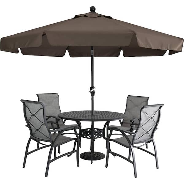 Cubilan Patio Umbrella for Outdoor Table Market -8 Ribs (7.5ft, Brown)Market Umbrella