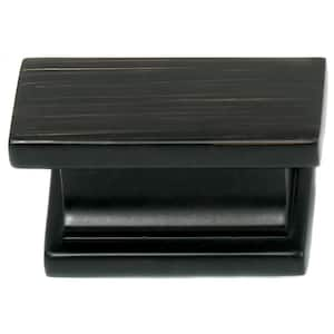 Park Avenue 1-1/2 in. Oil Rubbed Bronze Rectangle Cabinet Knob