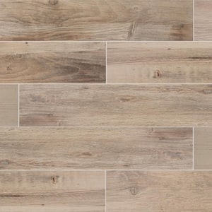 Laurelwood Cream 8 in. x 47 in. Color Body Porcelain Floor and Wall Tile (547.2 sq. ft./Pallet)