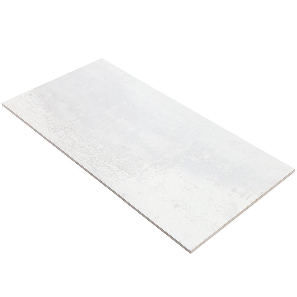 Angela Harris Metallic Light Silver Matte Porcelain Tile 12x24