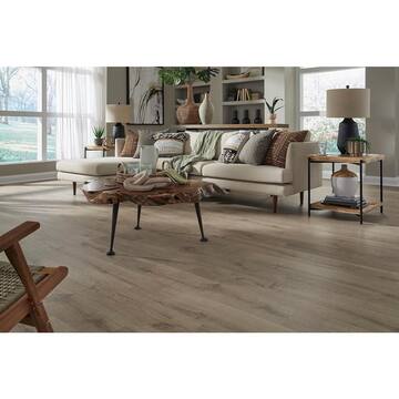 VERT HAUS Blanched Oak 10 mm T x 7.4 in. x 47.2 in. Waterproof Hybrid Resilient Flooring (27 sq. ft./Case) VH106