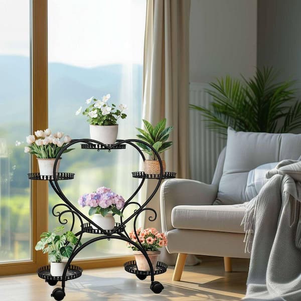 AESOME 31.6 in. x 22.8 in. x 11 in. Heart-Shaped Indoor Metal