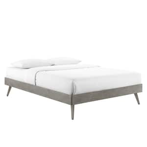 Margo Gray Twin Wood Platform Bed Frame