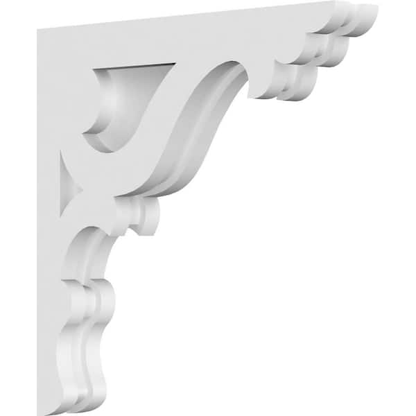 Ekena Millwork 1-7/8 in. x 12 in. x 12 in. PVC Cornelia Corbel