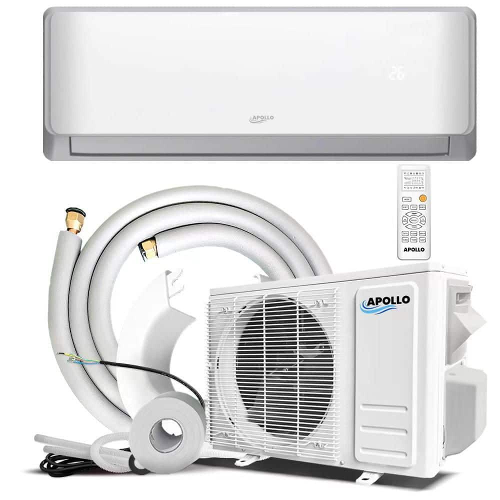 12000 BTU 115-Volt 18.1 SEER2 600 sq. ft. Ductless Inverter Mini Split Air Conditioner and Heat Pump 12 ft. Lineset R-32 price history on PriceWatchPro