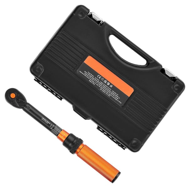Click Torque Wrench Set, 1/4 in. Drive, 20-240 lbf-in. / 2.3-27. 1N. m, Dual-direction and Dual Range Scales, 72-Tooth