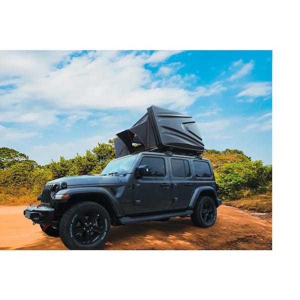 Fold-out Style Hard Shell Rooftop Tent Pioneer Series 2-Person Aluminum Car  Rooftop Tent