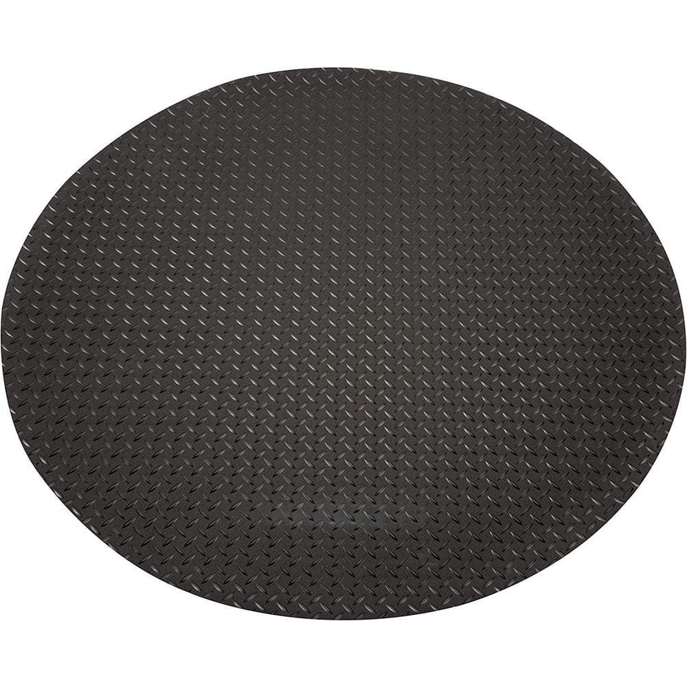 46 in. Circular Grill Mat, Mat-46, Black