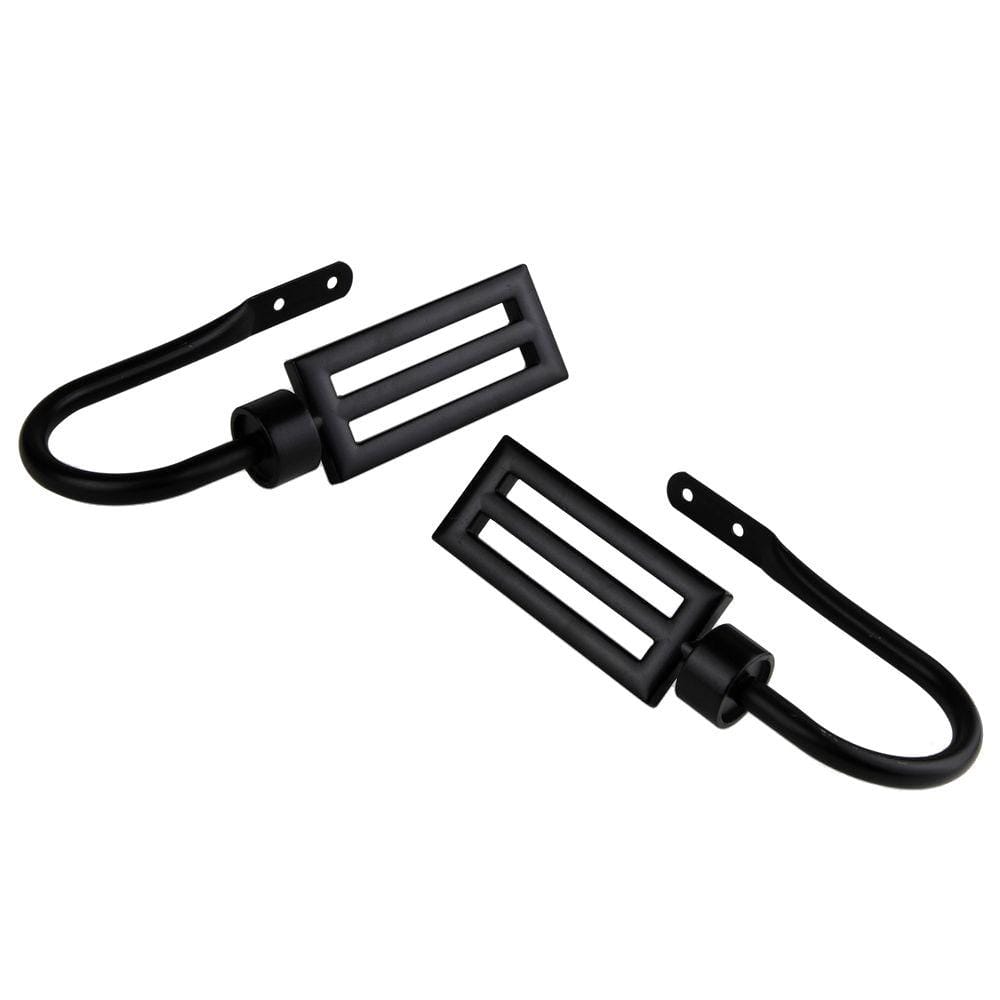 Sterling Decorative Black Steel Hook Curtain Holdback (Set of 2) price history on PriceWatchPro
