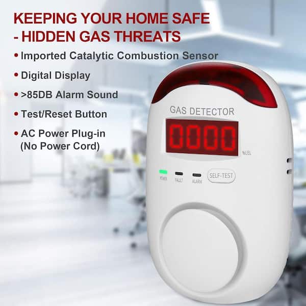 Natural Gas Detector, Y201 Pro Portable Gas Leak Sniffer, Locating The Source Of Propane