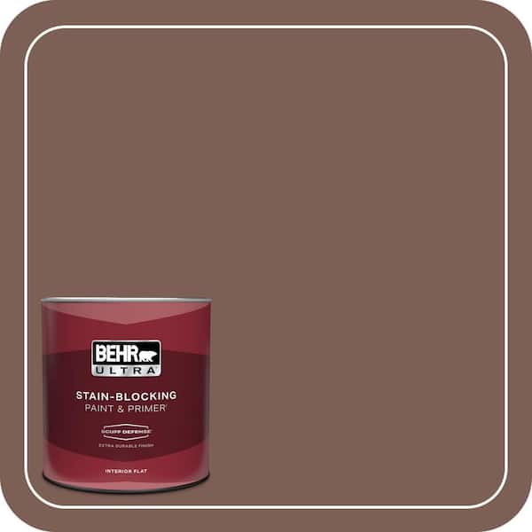 BEHR ULTRA 1 qt. #MQ1-57 Secret Journal Extra Durable Flat Interior Paint & Primer