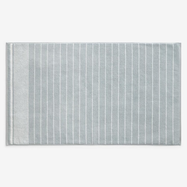 Company Cotton Plush Spa Stripe Seaspray Cotton Single Bath Towel