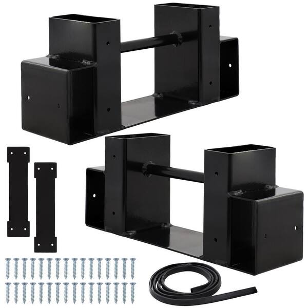 Sunnydaze Decor Sunnydaze Adjustable Steel Log Rack Brackets with