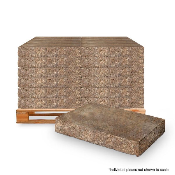 3 in. H x 18 in. W x 12.5 in. D Appalachian Blend Rectangular Concrete Wall Cap (64-per-Pallet(96 sq. ft.))