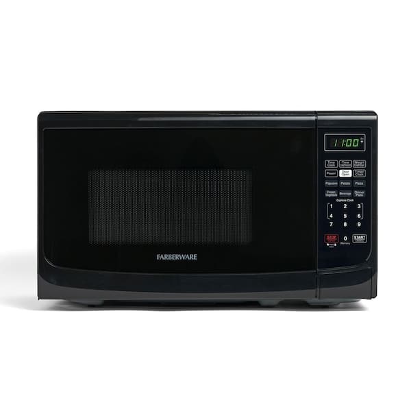 Classic 0.7 cu. ft. 700-Watt Countertop Microwave Oven in Black