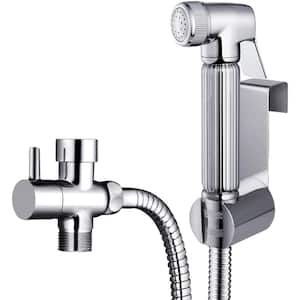 condoom Vertrappen Pef TOOLKISS Stainless Steel Handheld Bidet Sprayer for Toilet in Chrome  TH-FX0011 - The Home Depot