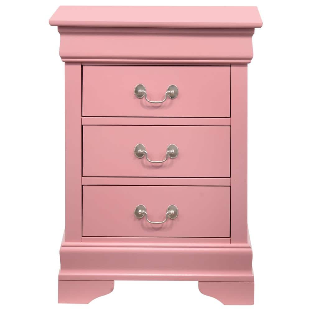 Glory Furniture Louis Phillipe G3104-N Nightstand , Pink, 1 - Food 4 Less