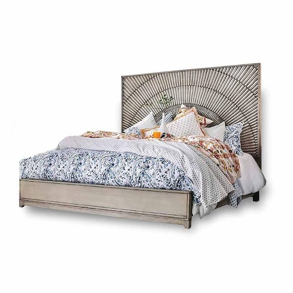 Kamalah Antique Gray California King Bed