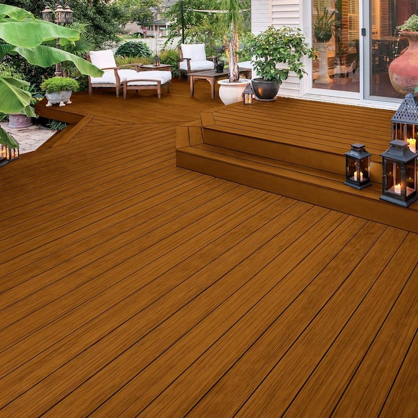 Olympic - Waterguard 11.75 oz. Woodland Cedar Semi-Transparent Exterior Wood Stain Plus Sealer