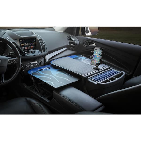 AutoExec GripMaster Car Desk with Power Inverter and Phone Mount