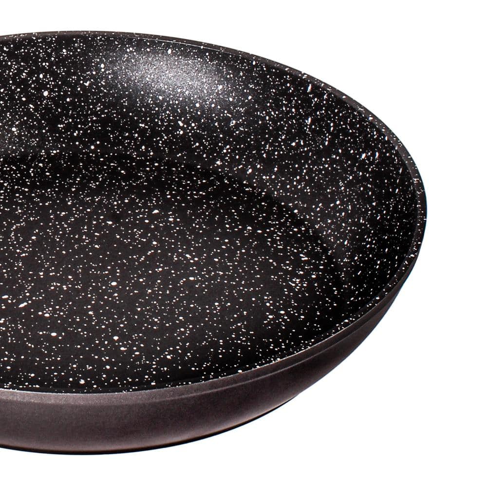 Black 10" Aluminum Non-stick Fry Pan with Ceramic Coating