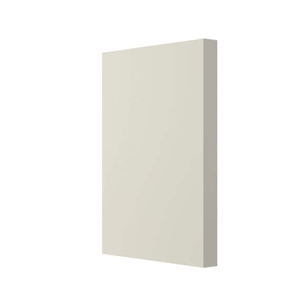 Hampton Bay Designer Series Melvern 3 in. W x 24.5 in. D x 34.5 in. H Base Cabinet End Panel in Cloud