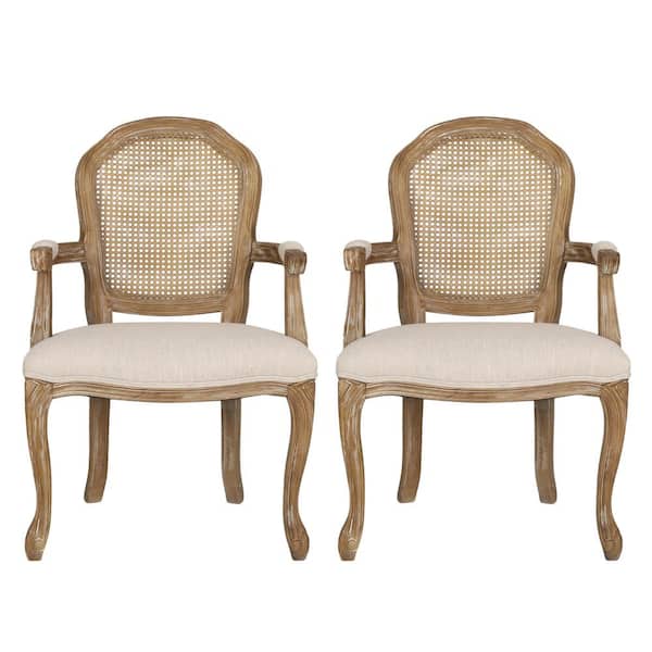 Louis Arm Chair with Caned Back