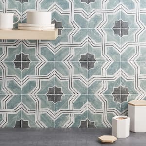 Patras Deco Iberia 7.87 in. x 7.87 in. Matte Porcelain Floor and Wall Tile (10.76 sq. ft./Case)