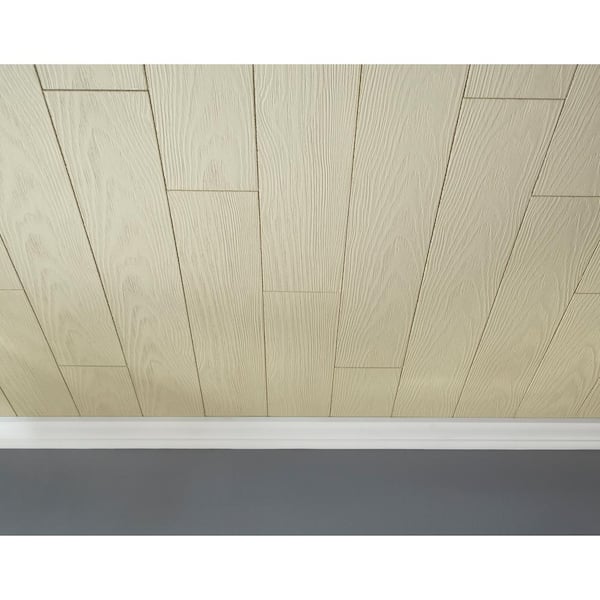 Armstrong Ceilings Country Classic Light Beige 6 In X 48 Surface Mount Tongue And Groove Acoustic Ceiling Plank 40 Sq Ft Case 480lb The