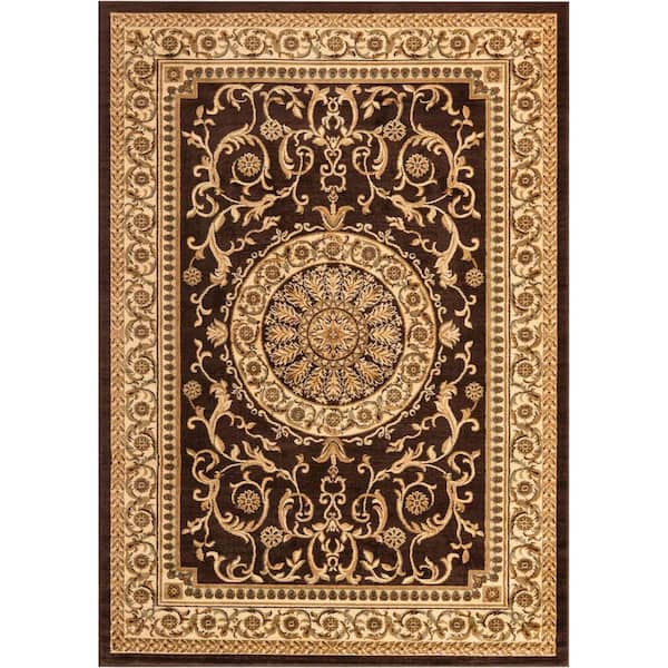 Versailles Napoleon Brown 7' 0 x 10' 0 Area Rug