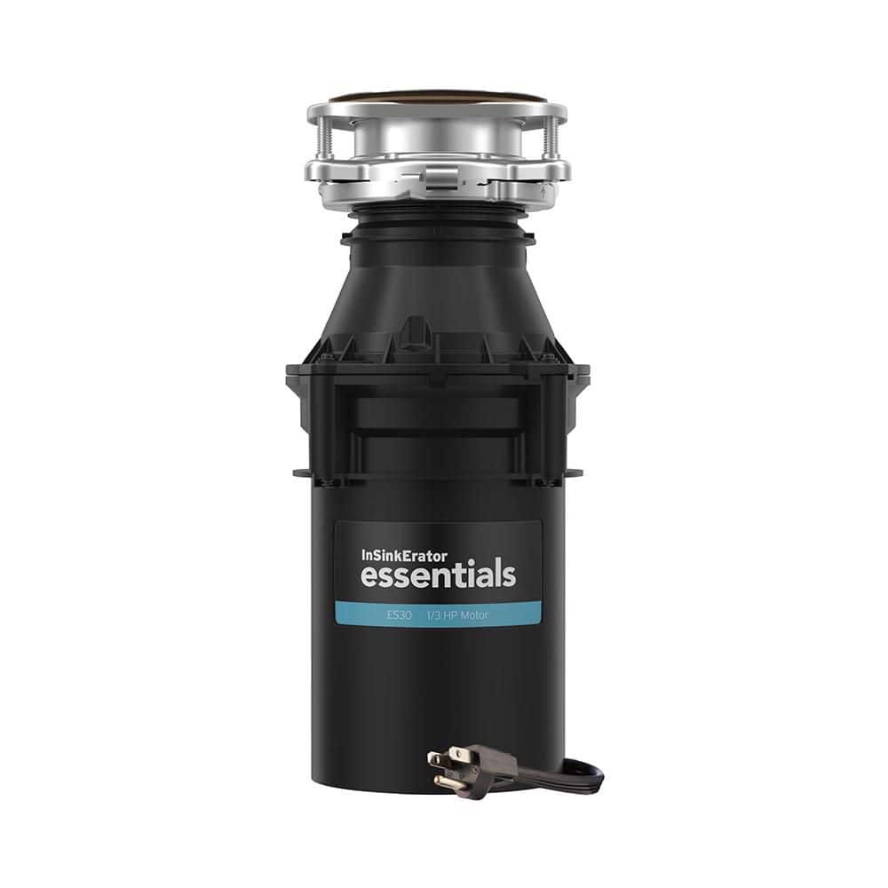 InSinkErator ES30 W/C 1/3 HP Motor Continuous Feed Kitchen Garbage Disposal with Power Cord