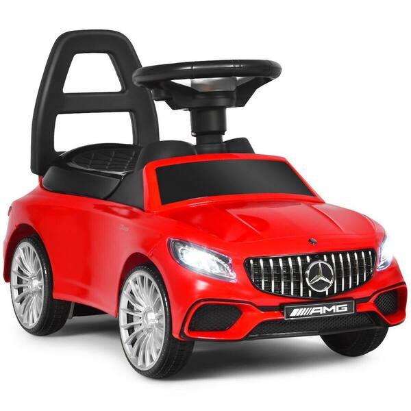 mercedes push car