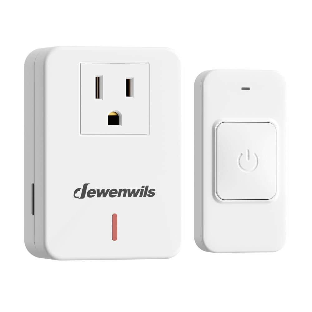 Magnetic Wireless Remote Control Outlet – 100ft RF Range, No Programming Needed, Compact 3-Prong Plug-in Switch price history on PriceWatchPro