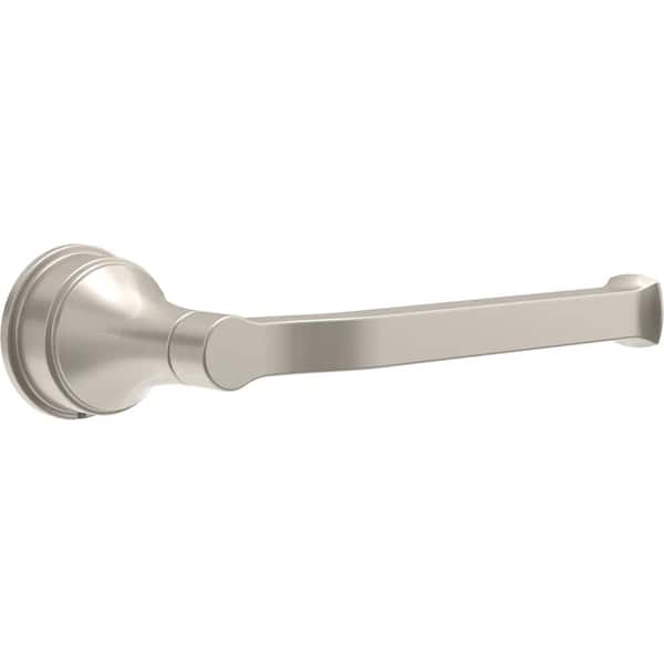 Delta Faryn Wall Mounted Single Post Toilet Paper Holder Bath Hardware Accessory in Brushed Nickel