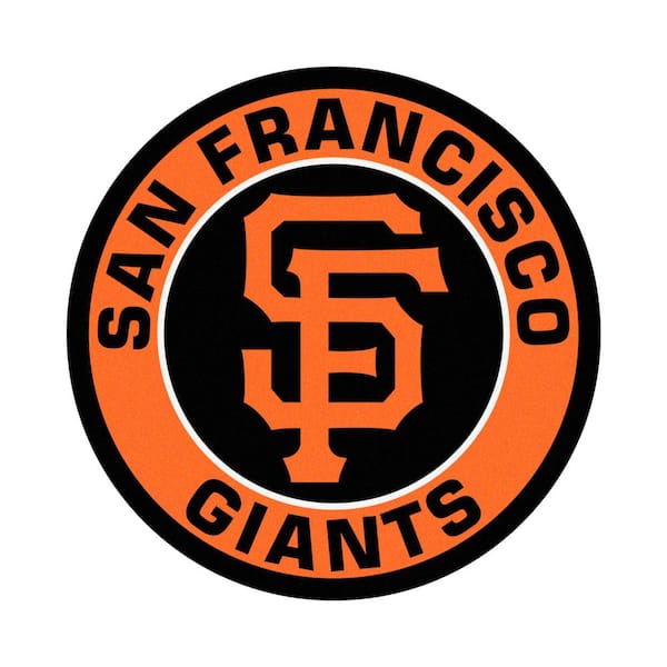 FANMATS MLB San Francisco Giants Orange 2 ft. x 2 ft. Round Area Rug 18149  - The Home Depot