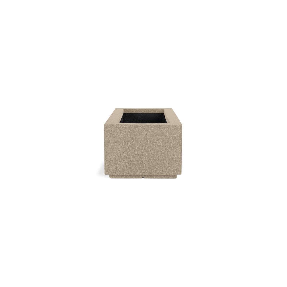 Sandstone Granite Extra Large Rectangular Polymer Planter