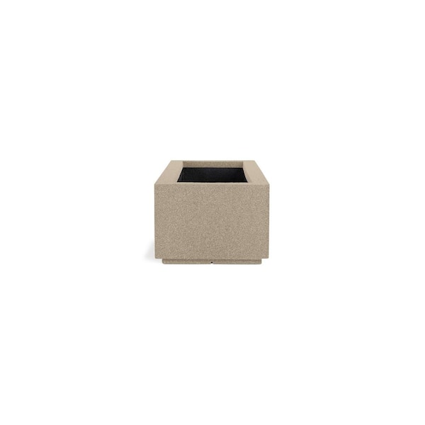 Riviera Short 46 in. x 12 in. Sandstone Granite Trough